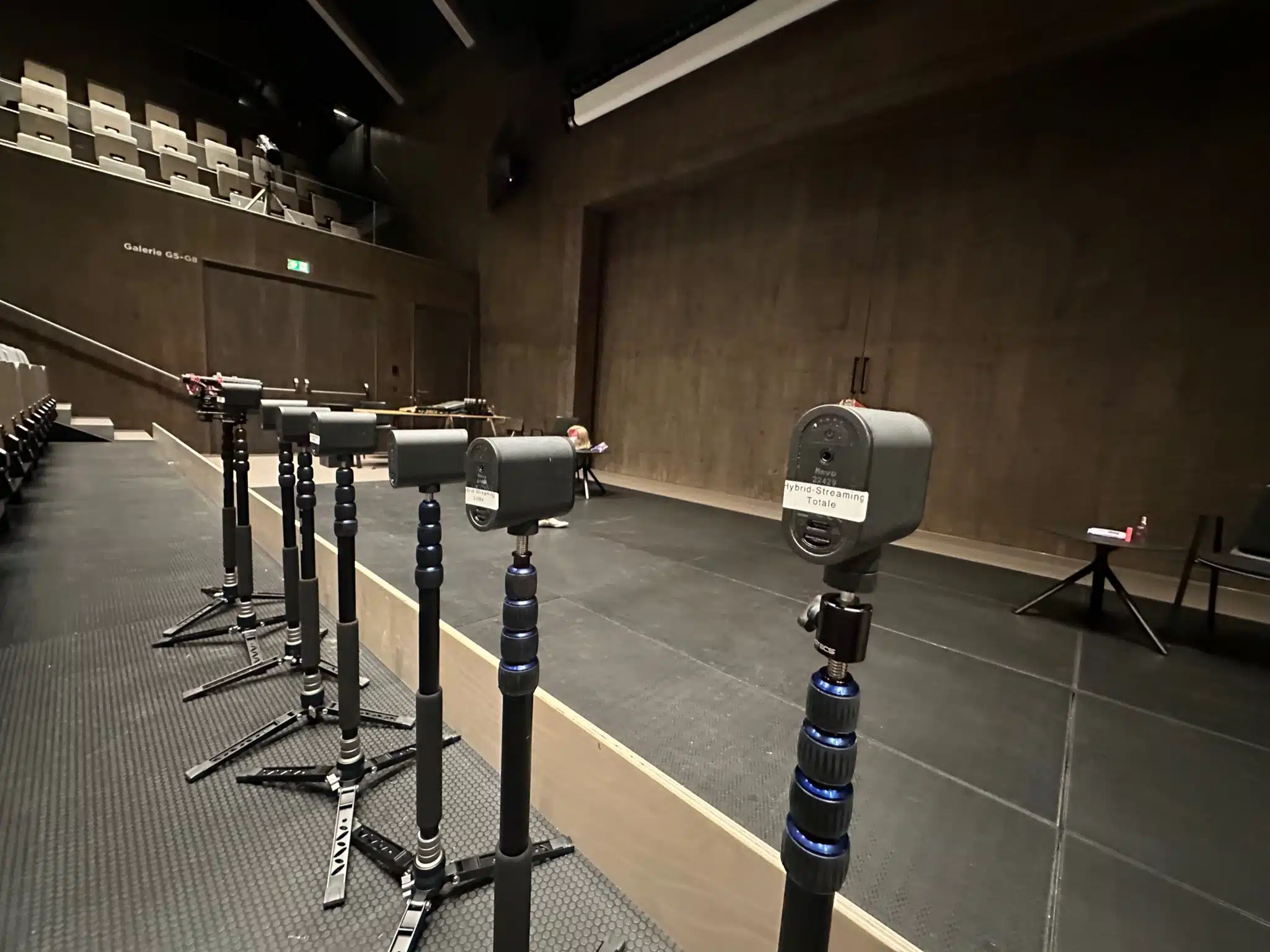 Mehrkamera-Setup von Kulturkamera im Theater